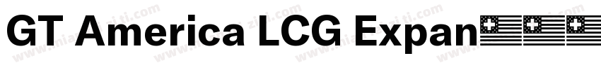GT America LCG Expan字体转换
